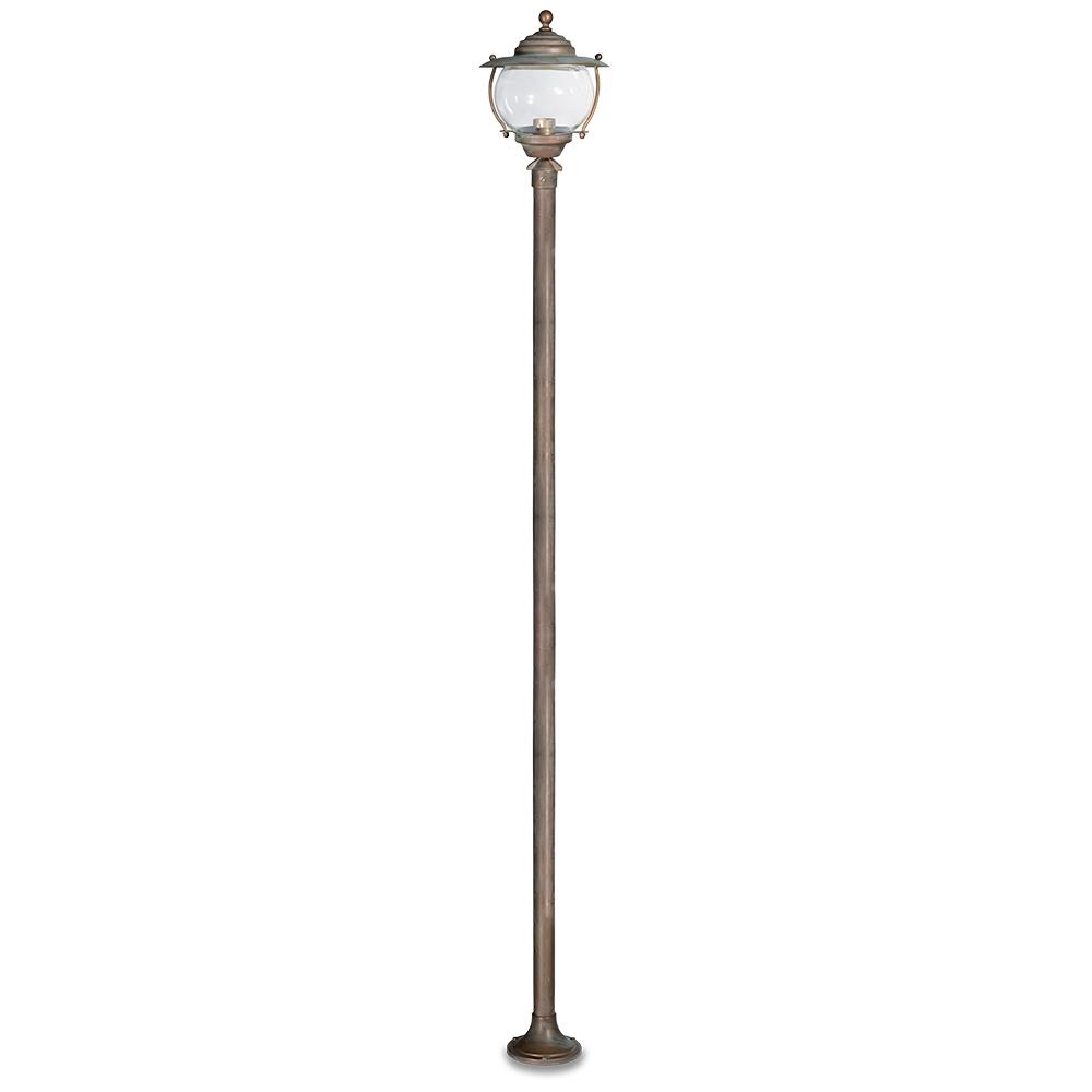 vonkajsia vysoka medena stojanova lampa stredomorska klasicka chodnik zahrada vodotesna zahradna chalupa hotel park osvetlenie lampa lampy lameridiana interierovy obchod budapest moretti luce lampy.jpg